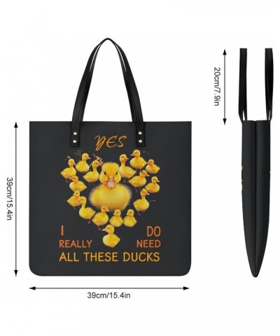 Duck Heart Handbag Large Capacity Top-Handle Bag Ladies Shoulder Totes $15.80 Totes