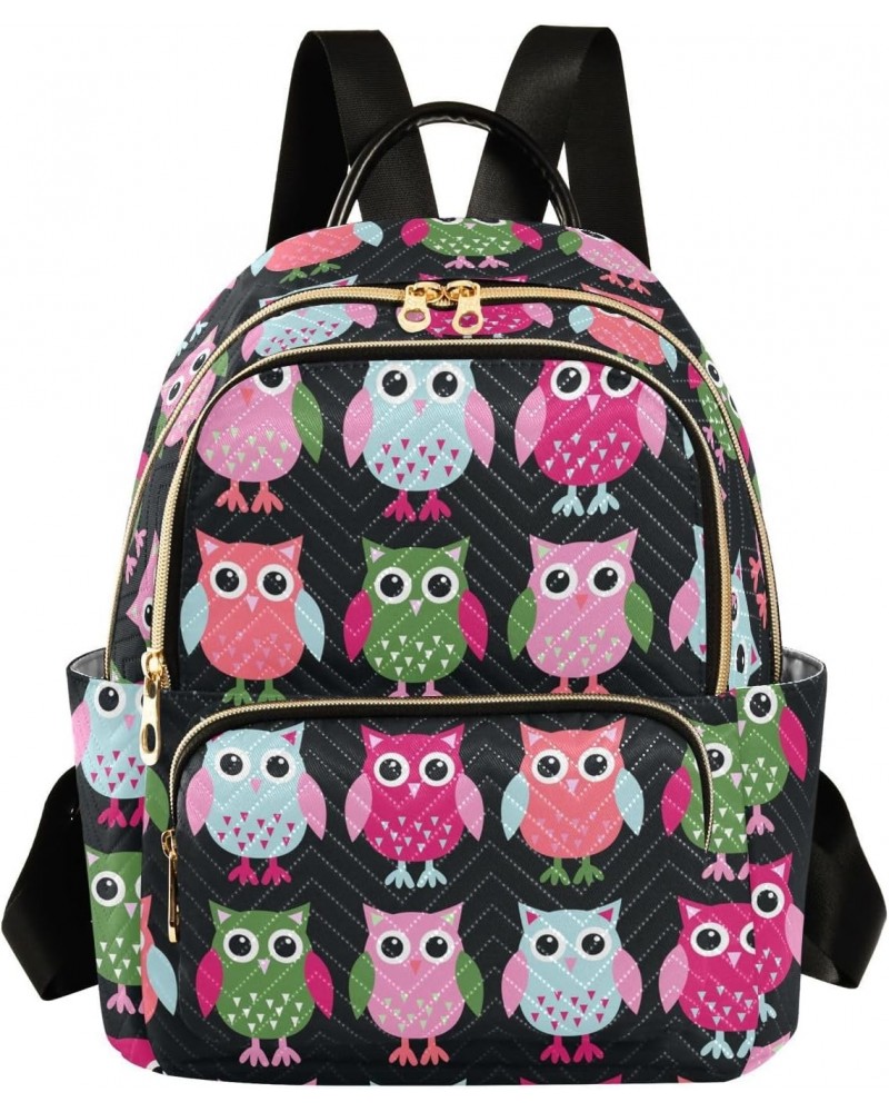 Owl Fashion Backpack Purse for Women Multipurpose Casual Daypack with Multi Pockets & Secured Zipper Ladies Gift for Shopping...