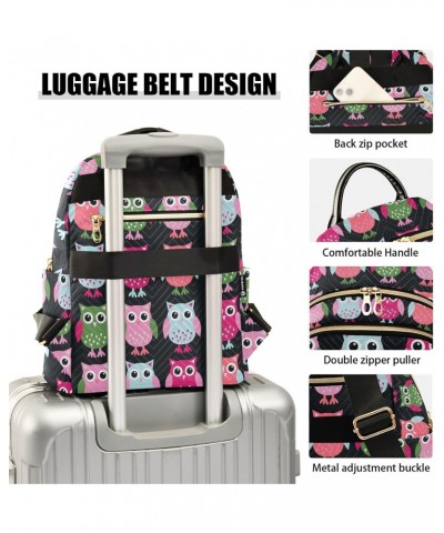 Owl Fashion Backpack Purse for Women Multipurpose Casual Daypack with Multi Pockets & Secured Zipper Ladies Gift for Shopping...