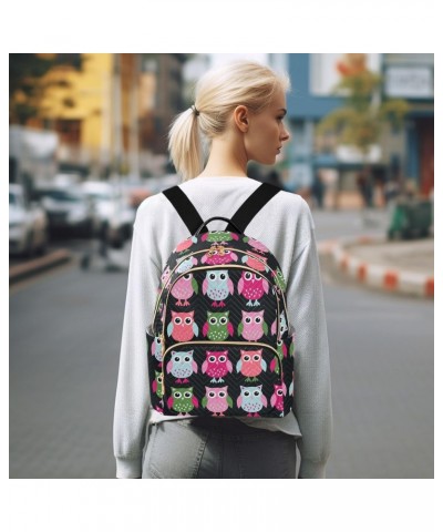 Owl Fashion Backpack Purse for Women Multipurpose Casual Daypack with Multi Pockets & Secured Zipper Ladies Gift for Shopping...