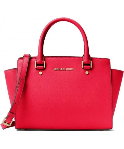 Womens Selma Satchel Deep Pink $67.50 Satchels