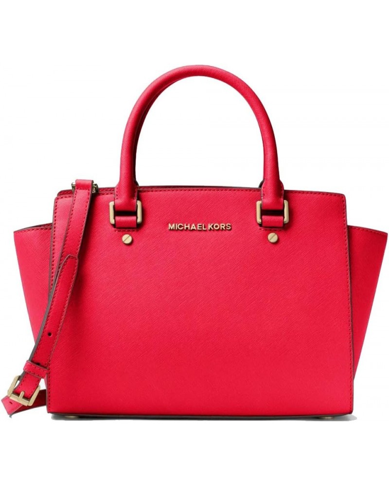 Womens Selma Satchel Deep Pink $67.50 Satchels