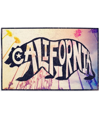 California, Bear Typography (16x24 Giclee Gallery Art Print, Vivid Textured Wall Decor) $22.79 Totes