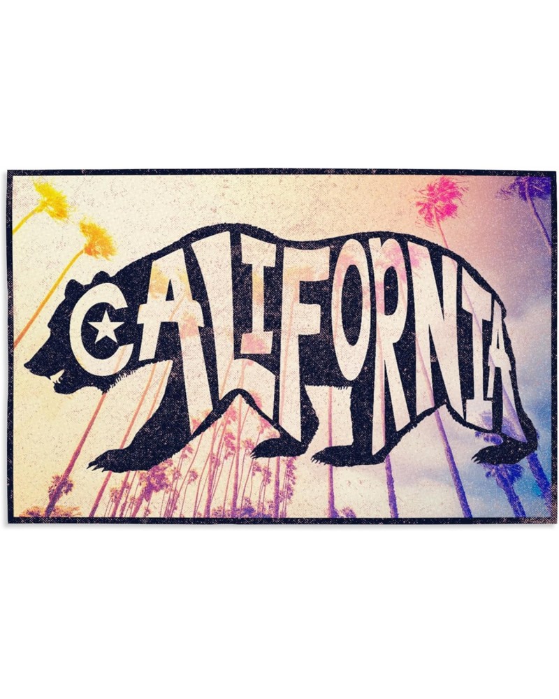 California, Bear Typography (16x24 Giclee Gallery Art Print, Vivid Textured Wall Decor) $22.79 Totes