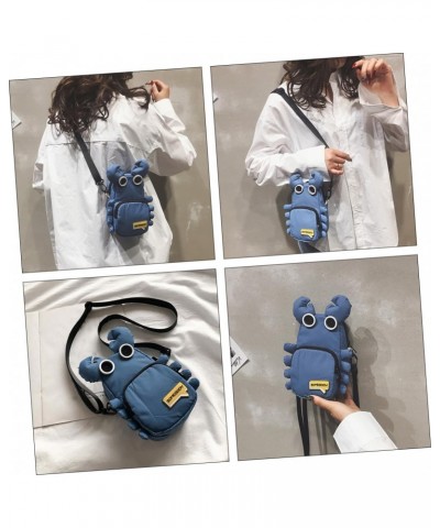 3 Pcs Crab Crossbody Bag Cellphone Purse Women's Purse Crossbody Backpack for Women Kids Wallet Cross Body Purse Square Pouch...