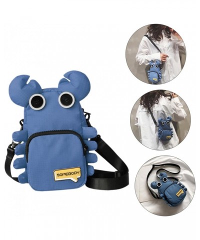 3 Pcs Crab Crossbody Bag Cellphone Purse Women's Purse Crossbody Backpack for Women Kids Wallet Cross Body Purse Square Pouch...