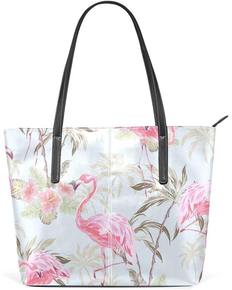 Handbags for Women Tote Bags with 11.08"(L) x 3.54"(W) x 11.02"(W) - Sunflower Bird Flamingo Hibiscus Flower Palm Tree $19.77...