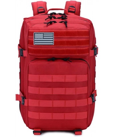 45L Military Backpack Tactica Rucksack Outdoor Assault Pack Hiking Travel Rucksacks Red $54.73 Backpacks