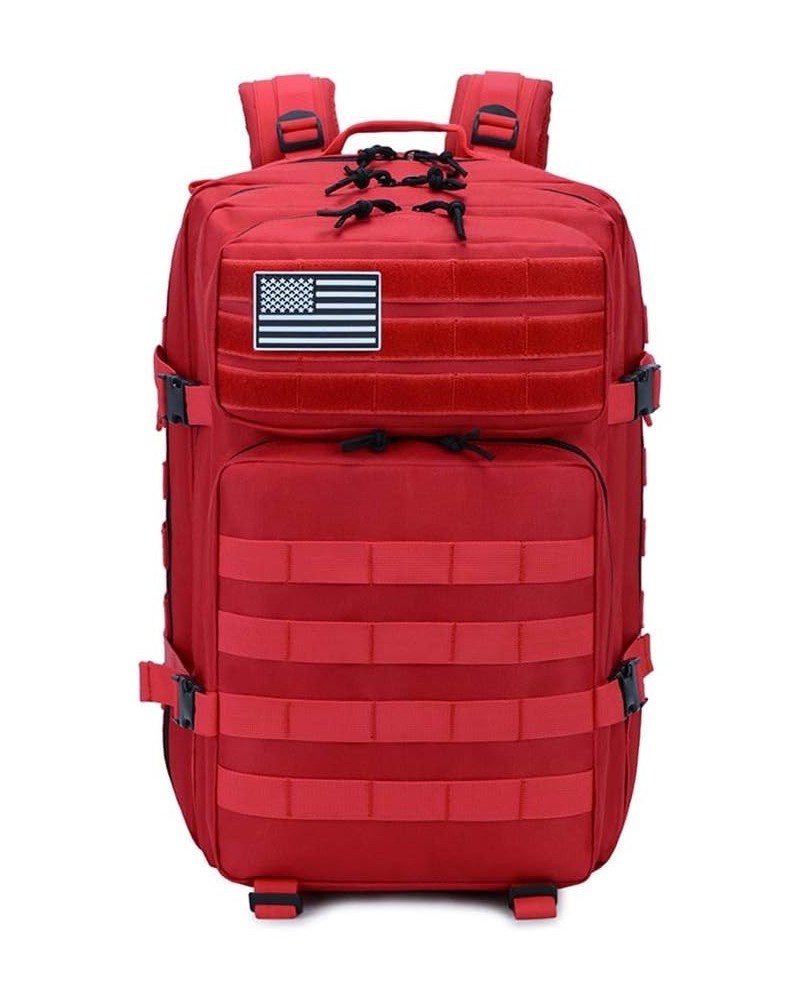 45L Military Backpack Tactica Rucksack Outdoor Assault Pack Hiking Travel Rucksacks Red $54.73 Backpacks