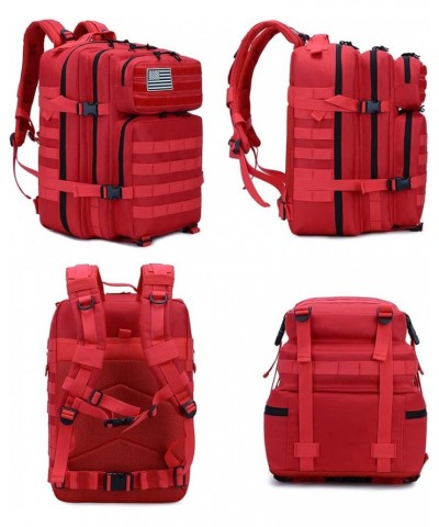 45L Military Backpack Tactica Rucksack Outdoor Assault Pack Hiking Travel Rucksacks Red $54.73 Backpacks