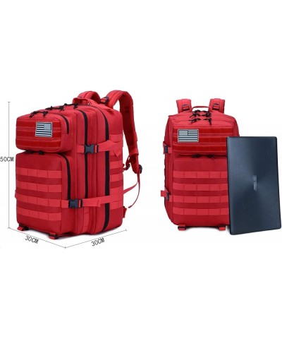 45L Military Backpack Tactica Rucksack Outdoor Assault Pack Hiking Travel Rucksacks Red $54.73 Backpacks