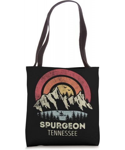 Spurgeon Tennessee Mountain Sunset Sunrise Kayaking Tote Bag $15.39 Totes