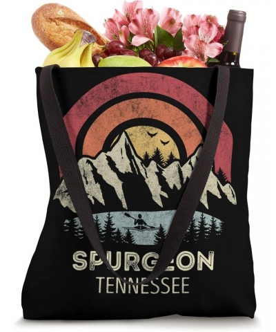 Spurgeon Tennessee Mountain Sunset Sunrise Kayaking Tote Bag $15.39 Totes