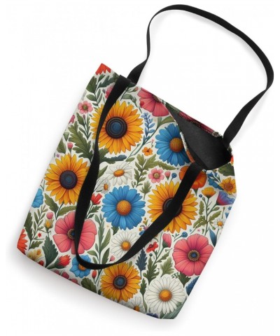 Spring Wildflower Wildflower Floral Tote Bag $12.23 Totes