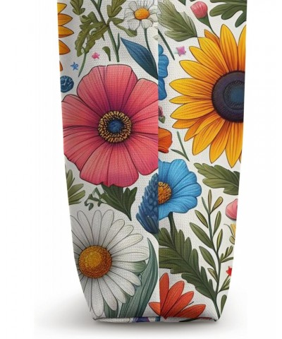 Spring Wildflower Wildflower Floral Tote Bag $12.23 Totes