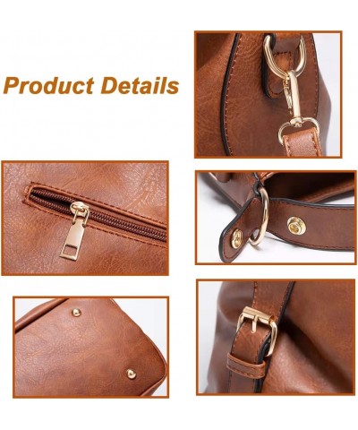 Handbags for Women Fashion Ladies Hobo bag Purse Leather Shoulder Bag Large Crossbody Bags Blue $18.44 Hobo Bags