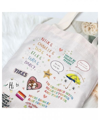 BL TV Show Inspired Gift You're My Favorite Person Hi Hi Leaves Tote Bag LGBTQ Gift TV Show Handbag Hi Tote Bag $9.63 Totes