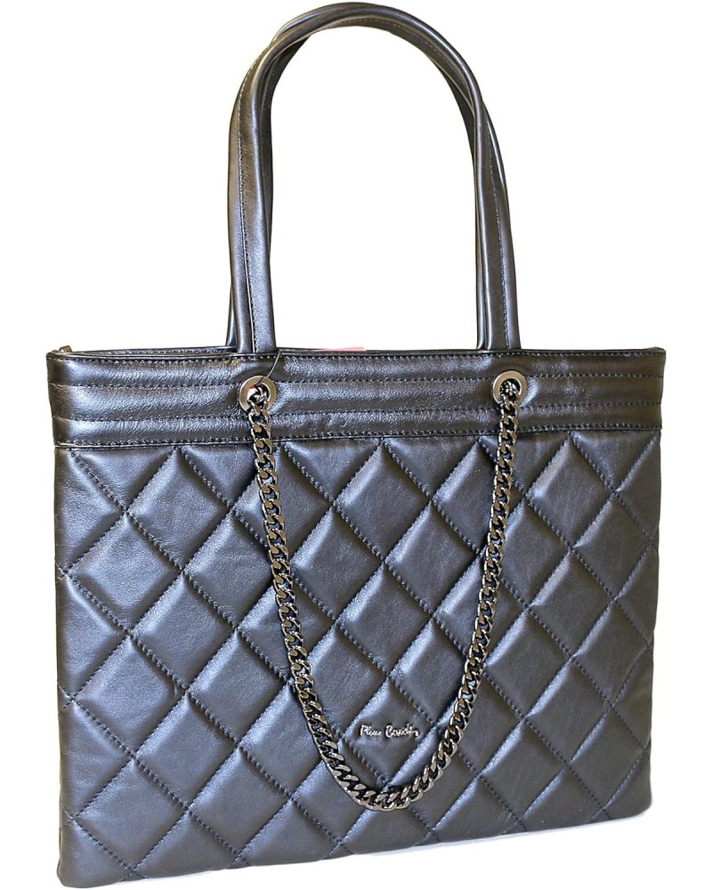 Large Black Structured Square Shoulder Bag for womens $26.00 Totes