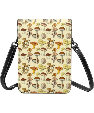 Womens Crossbody Bags Mushroom Pattern Phone Bag Wallet Purses Adjustable Strap Mushroom Pattern (3) $14.74 Crossbody Bags