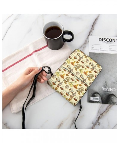 Womens Crossbody Bags Mushroom Pattern Phone Bag Wallet Purses Adjustable Strap Mushroom Pattern (3) $14.74 Crossbody Bags