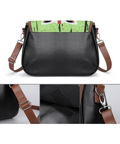 Printed Crossbody Bags Women City Leather Shoulder Bag Satchel Hobo Bags Trendy Tape Baseball Color12 $28.79 Hobo Bags