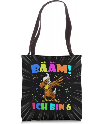 Dabbing Eagle - Bääm Ich Bin 6 Boys Girls 6th Birthday Party Tote Bag $14.43 Totes