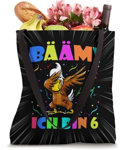 Dabbing Eagle - Bääm Ich Bin 6 Boys Girls 6th Birthday Party Tote Bag $14.43 Totes