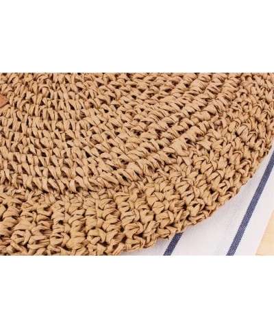 Straw Beach Bag for Women Summer Woven Tote Bag Rattan Handbag Shoulder Bag Hobo Bohemian Large Beige-b $22.03 Shoulder Bags