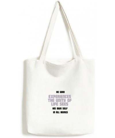 See Youself in Beings Blessing Quote Culture Tote Canvas Bag Shopping Satchel Casual Handbag $12.71 Totes