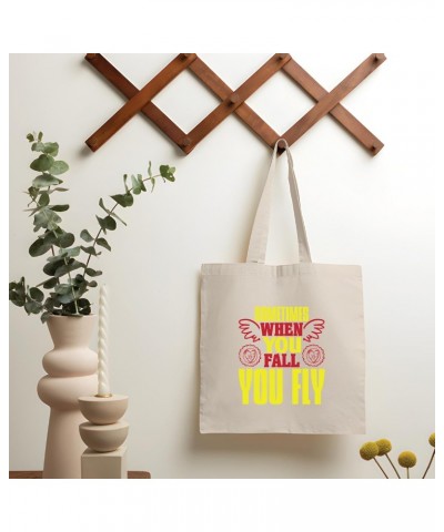 Geek idea Gift Motivational Quote for Teens and Young Adults Natural White Multicolor Canvas Tote Bag $12.47 Totes