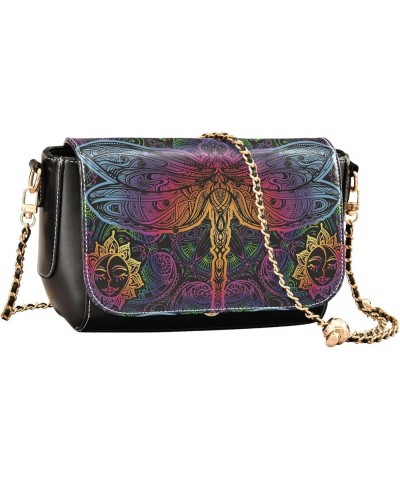 Colorfel Dragonfly Women's Crossbody Handbags, PU Leather Flap Crossbody Bags, Women's Shoulder Handbag Purse Style01 $22.39 ...