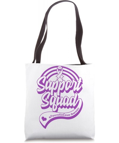 Pancreatic Cancer My Support Warrior Squad Pancreaticcancer Tote Bag $13.78 Totes