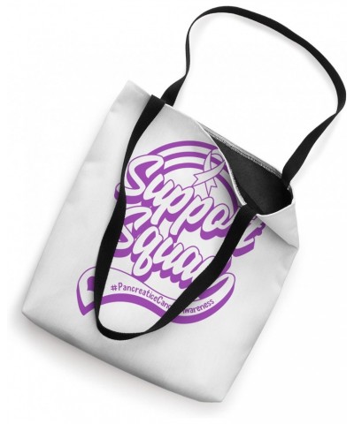 Pancreatic Cancer My Support Warrior Squad Pancreaticcancer Tote Bag $13.78 Totes