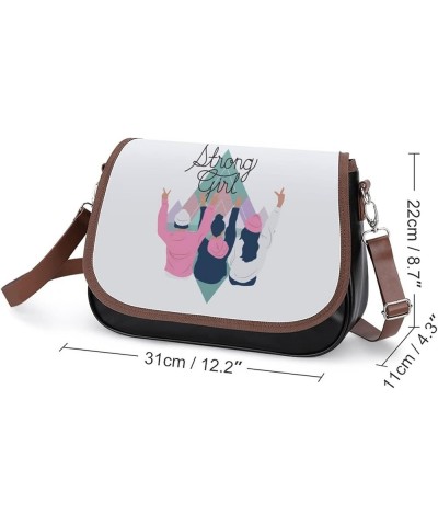 Printed Shoulder Crossbody Bag Leather Hobo Bags Medium Ladies Top Handles Satchels Sunfelower Color12 $17.56 Hobo Bags