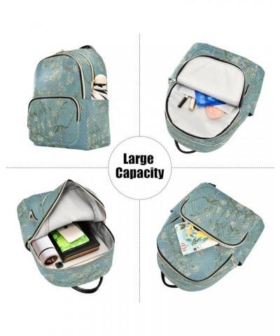 Fashion Backpack Mini Backpack Purse Casual Daily Backpack Van Gogh Almond Blossom for Travel for College Work Medium $21.27 ...