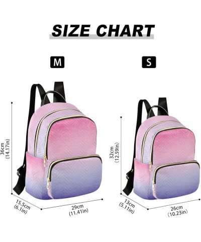 Women Backpack Gradient Purple Pink Anti-Theft Travel Backpack with Luggage Belt Durable Lightweight Handbag Lady Purse Roomy...