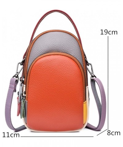 Women Handbag Leather Shoulder Bag Fashion Luxury Female Messenger Bag Mini Phone Bags and Women Wallets (Color : G, Size : 8...