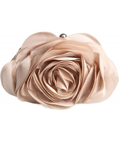 Evening Bag Flower Wedding Bags For Bride Purse And Handbags Wedding Party Day Clutches Colorful Totes Apricot $39.56 Totes