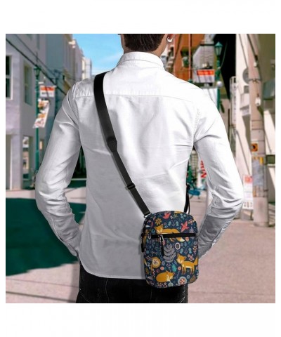 Large Canvas Messenger Bag Casual Shoulder Bag Travel Chest Bag Crossbody Bag Color295 $17.35 Crossbody Bags