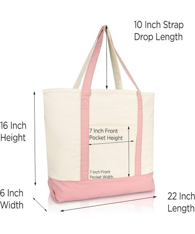 Personalized Shopping Tote Bag Monogram Pink Initial Zippered Letter A-Z K $11.25 Totes