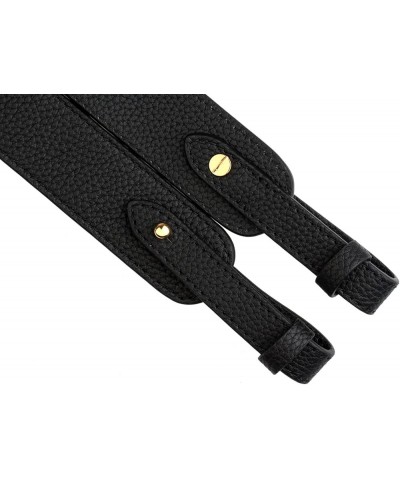 Genuine Leather Shoulder Bag Straps Replacement for Picotin Handbags (Gold Black-S) 26.4 Gold Nails Black-l $28.00 Shoulder Bags