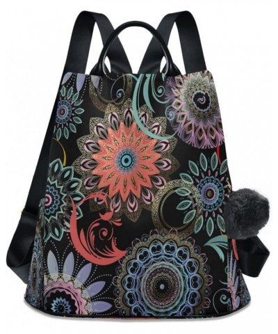 Mandala Ethnic Anti-Theft Backpack Purse for Women Fashion Bag Travel Back Pack Rucksack Shoulder Bag 2 $12.30 Backpacks