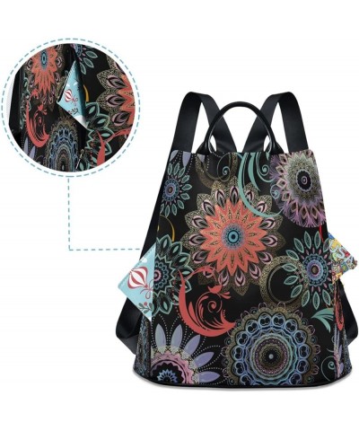 Mandala Ethnic Anti-Theft Backpack Purse for Women Fashion Bag Travel Back Pack Rucksack Shoulder Bag 2 $12.30 Backpacks