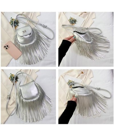 Mini Butterfly Fringe Small Shoulder Bag Stylish crossbody bag for women Pink $16.16 Crossbody Bags