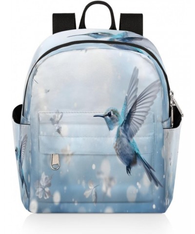 Hummingbird Bird Small Backpack for Women Ladies Mini Backpack Travel Casual Backpack Purse Satchel Daypack $23.23 Backpacks