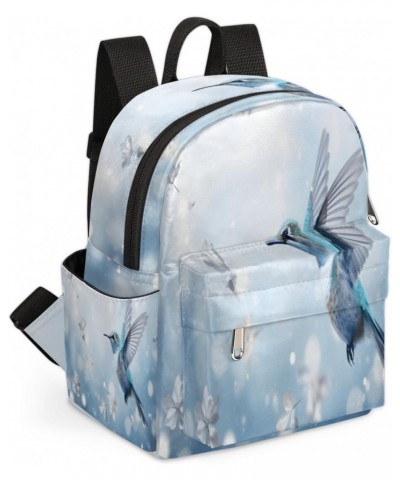 Hummingbird Bird Small Backpack for Women Ladies Mini Backpack Travel Casual Backpack Purse Satchel Daypack $23.23 Backpacks