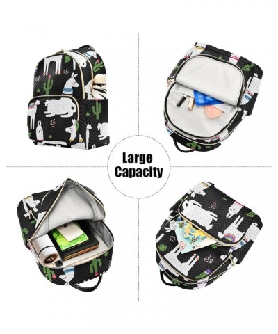 Mini Backpack Purse for Women Lightweight Girls Small Size Cute Animal Alpaca School Teens College Traveling Medium $19.46 Ba...