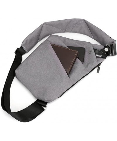 Anti Theft Travel Bag Multifunctional Anti Theft Crossbody Bag Nylon Travel Sling Bag for Men Women Black $10.16 Totes