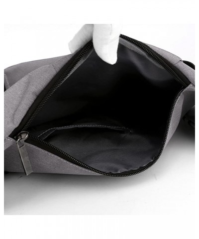 Anti Theft Travel Bag Multifunctional Anti Theft Crossbody Bag Nylon Travel Sling Bag for Men Women Black $10.16 Totes