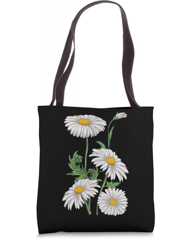 Daisies Chamomile Marguerites Bouquet Vintage Daisy Flower Tote Bag $11.15 Totes